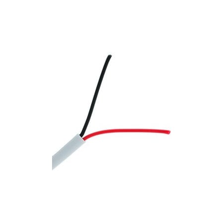 Cable Wholesale Security/Alarm Wire, White, 22/2 (22AWG 2 Conductor), Solid, CMR / Inwall rated, Pullbox, 1000 foot 10K4-02912TH